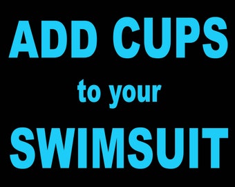 Add Padding to your Swim Suit or Bathing Suit Ultra Thin Swimsuit Bra Cups