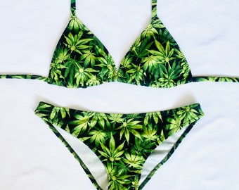 Sports shorts Designer Swimsuit Marijuana Leaf Print Hemp gym shorts Plant daddy Custom Designer swimwear Cannabis Men/'s Swim trunks