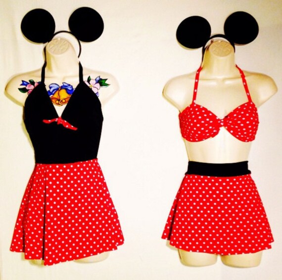 minnie mouse bathing suit women