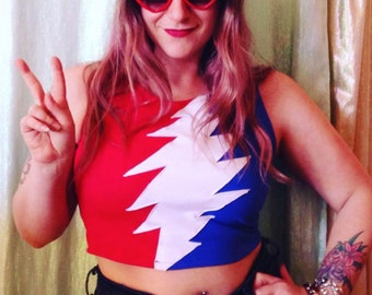 Camiseta sin mangas Lazy Lightning Bolt