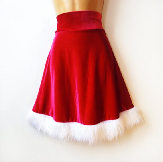 red velvet santa dress