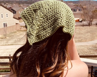 NEW Pattern PDF - Not your Granny&#39;s Chevron Bandana - Crochet Bandana Pattern - Digital Download - DIY Crochet - Retro style crochet bandana