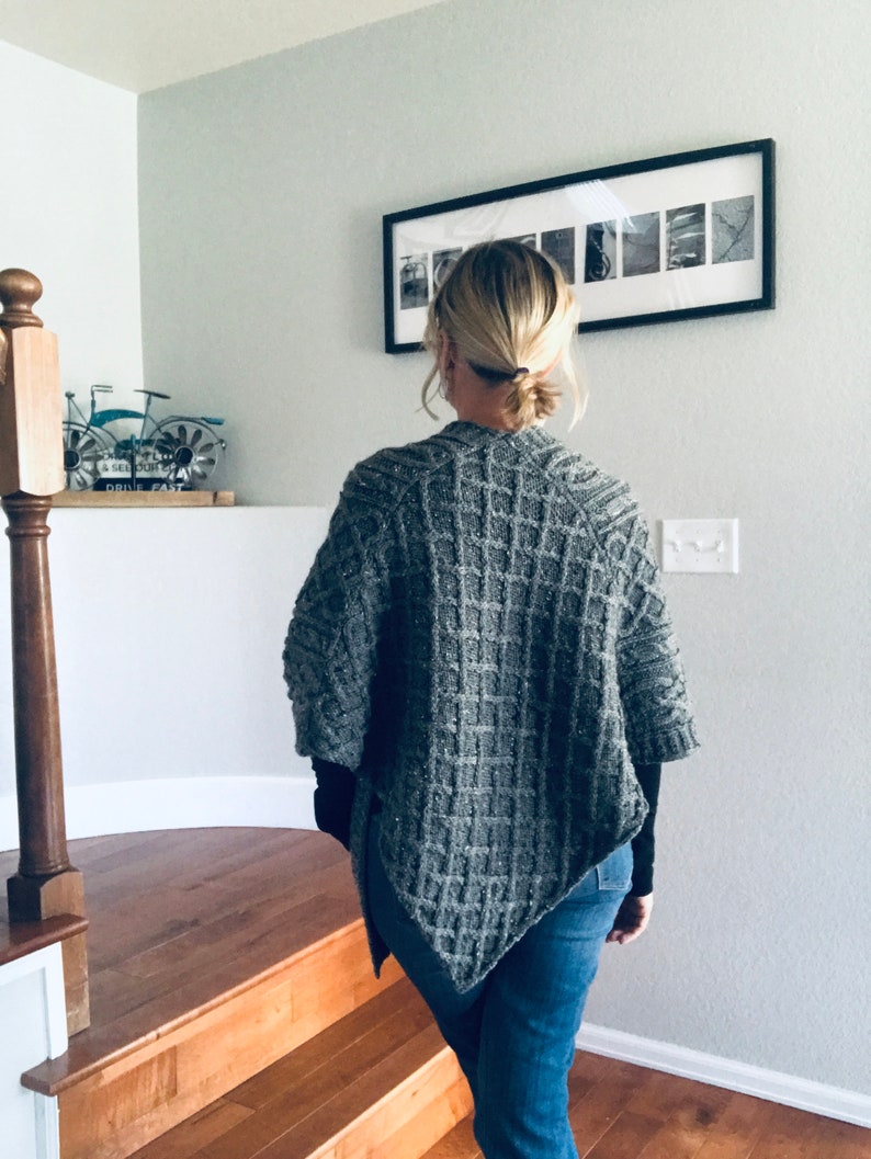 PATTERN PDF, Pattern for DIY Knitted Dandelion Wrap, Shawl, Cowl, Easy ...