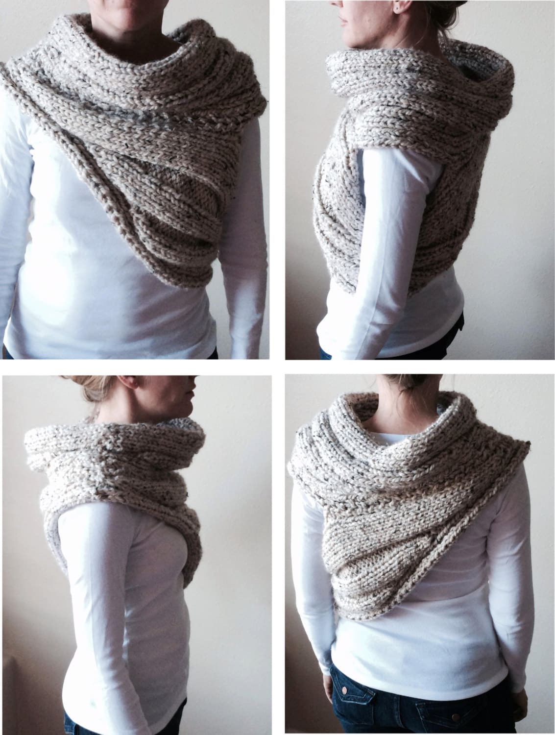 Katniss Cowl PATTERN PDF Knitting Pattern for DIY Chunky Etsy