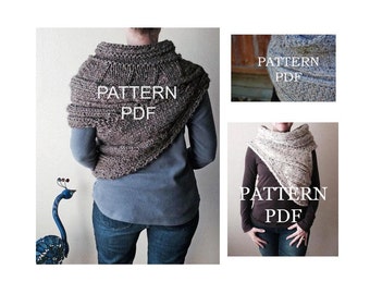 Katniss Cowl Pattern BUNDLE - All THREE of my popular Katinss Inspired Cowl Patterns - DIY Knitting