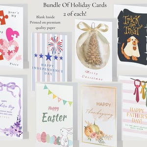 Paquete de tarjetas de felicitación navideñas / Tarjeta de felicitación / Paquete de tarjetas de felicitación / Papelería / Tarjetas de felicitación