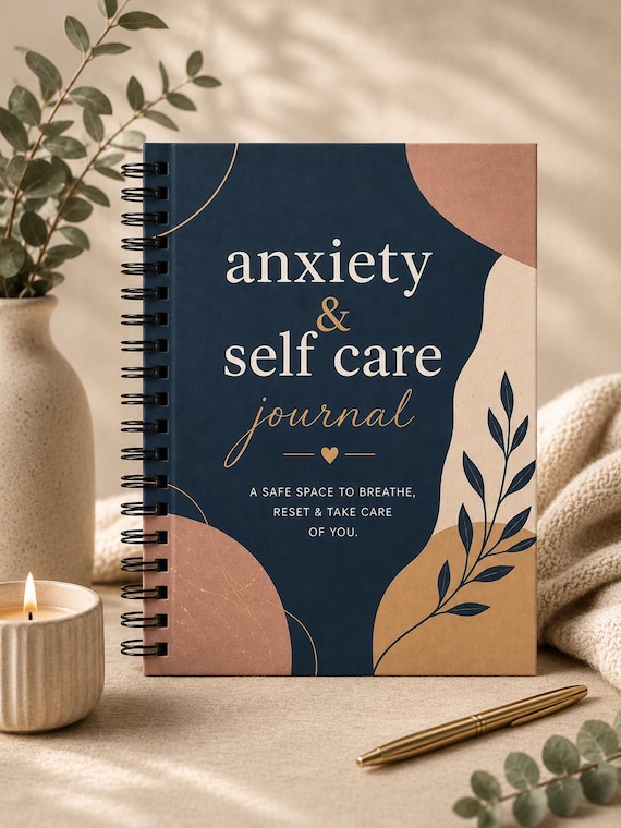 Anxiety & Self-Care Journal: A Guided Daily Workbook for Calm, Reflection and Emotional Wellness