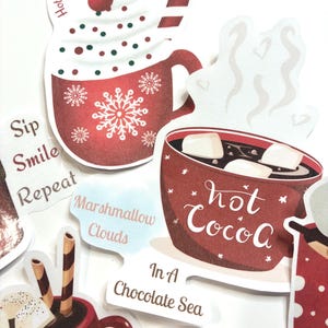 Christmas Stickers | Holiday Stickers | Laptop Stickers | Water Bottle Stickers | Stationary Stickers | High Quality Vinyl Stickers