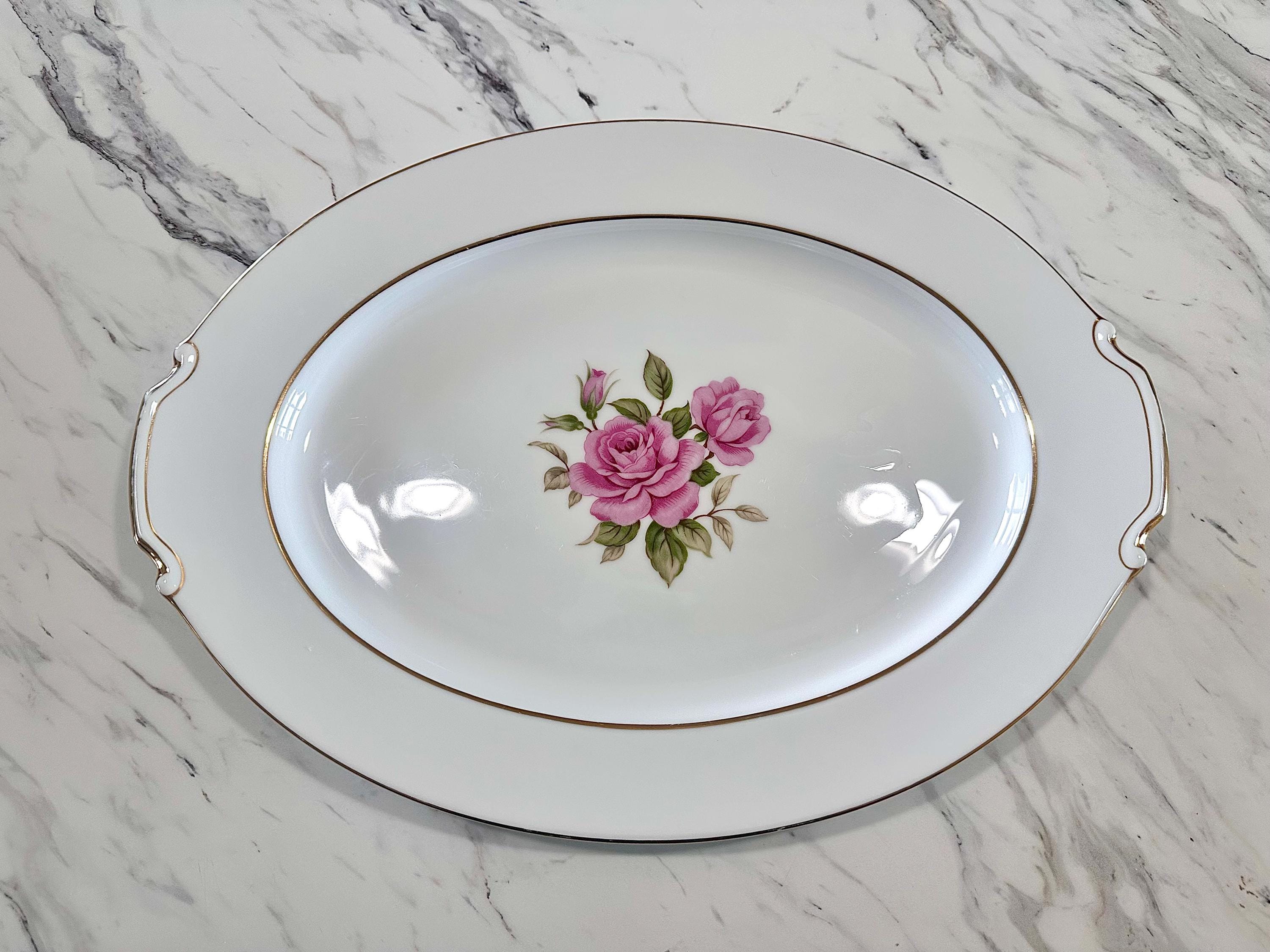 Vintage 1950's Dinnerware Set in Sharon by Narumi Japan - Etsy