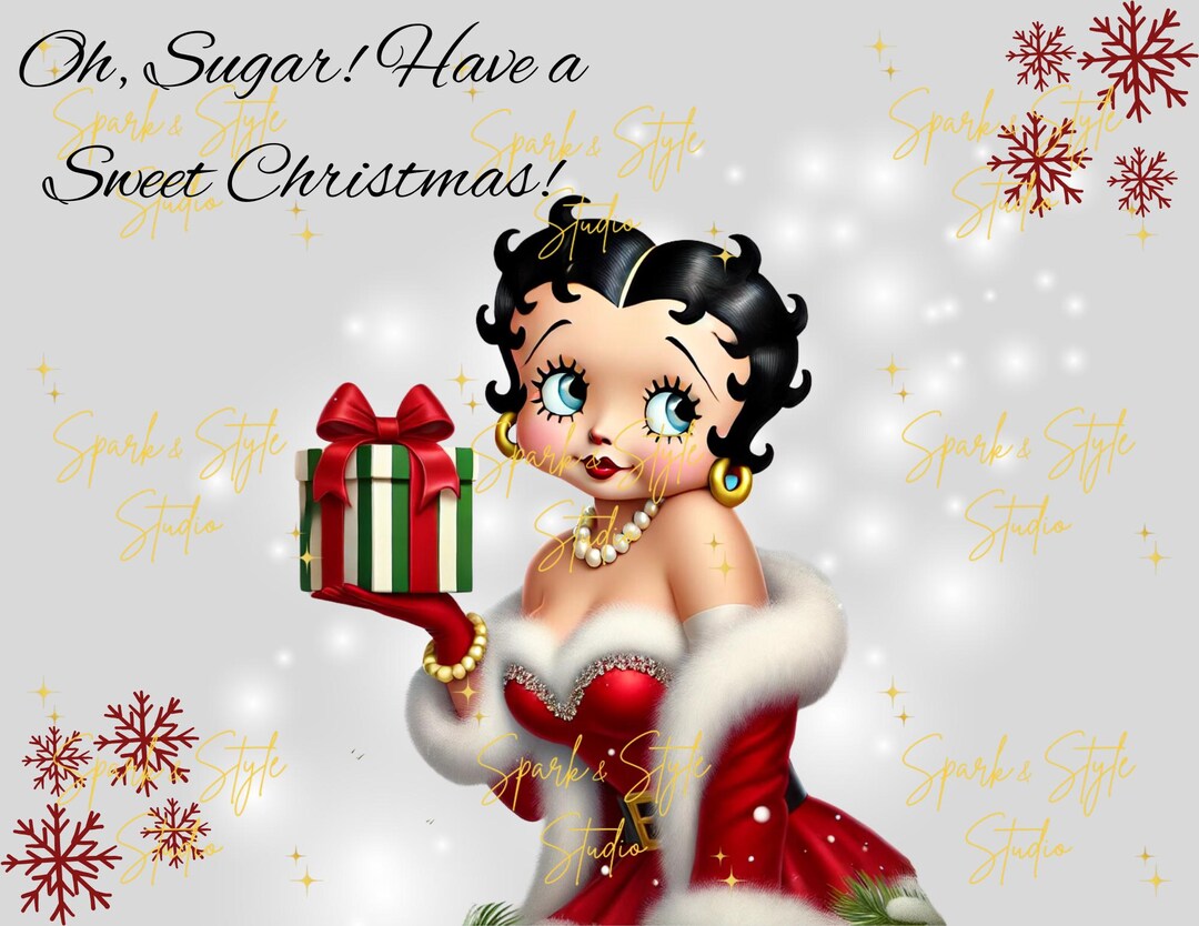 Sweet Christmas Wishes With Betty Boop - Etsy