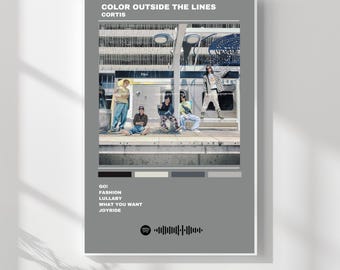 CORTIS Color Outside the Lines KPOP Wall Print Digital File - Etsy