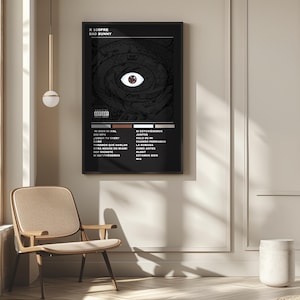 Bad Bunny Discography Album Posters Digital Files For Wall Art