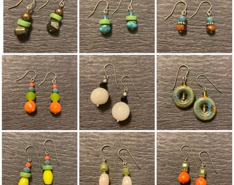 140pcs Mixed Jewelry Starter Making Findings Craft Kit Earring Hook Ear Wire 