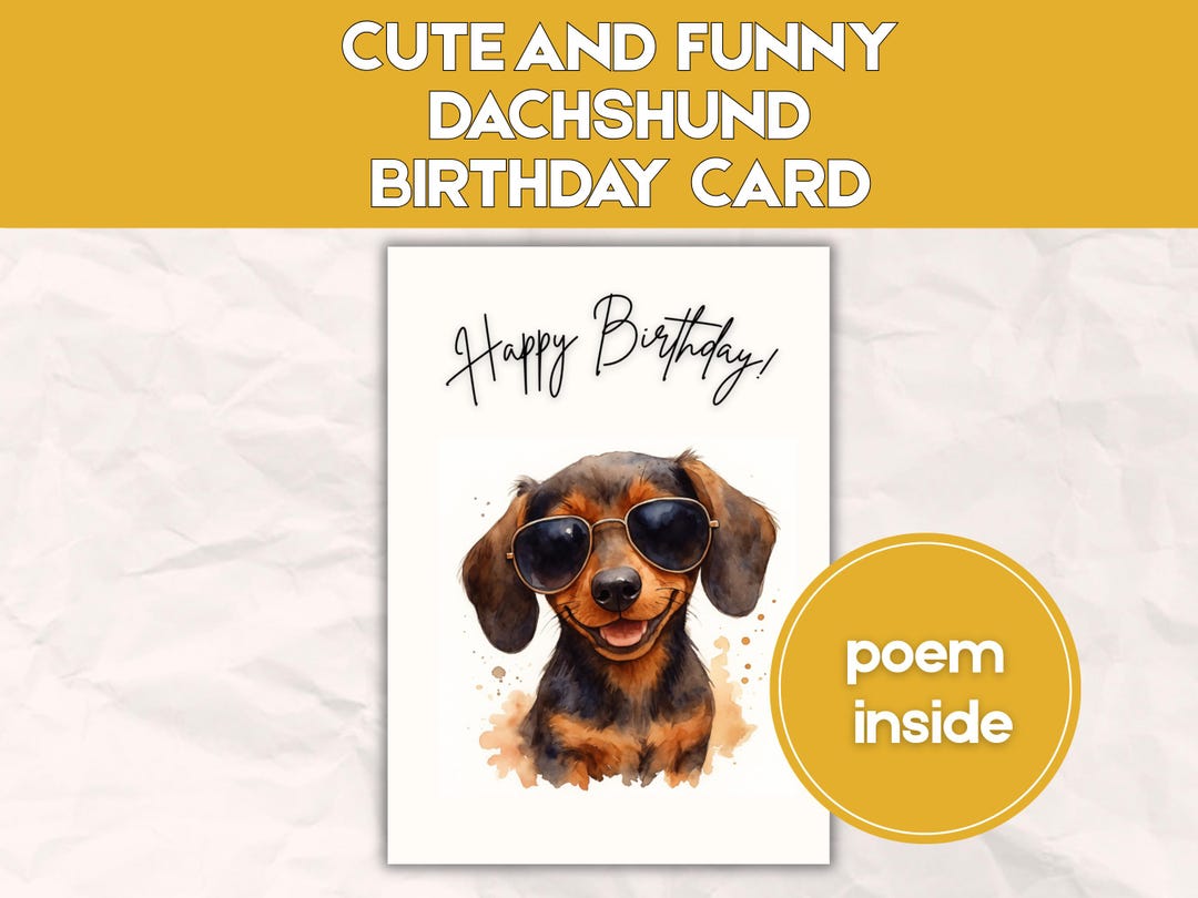 Happy Birthday Card With Dogs