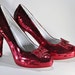 Size 6 Ruby Sequin Stilettos