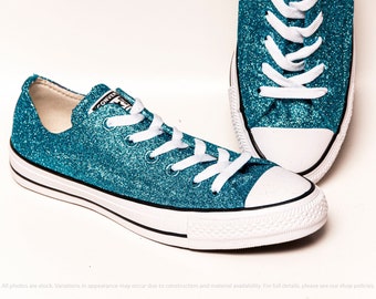 navy blue sparkly converse