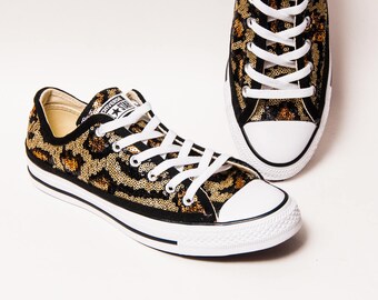 leopard skin converse