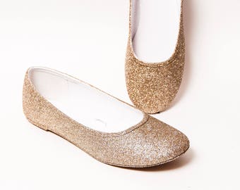 sequin ballet slippers