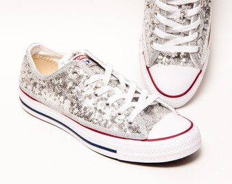 converse sequin low top