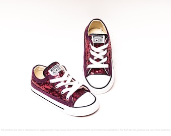 wine colored converse
