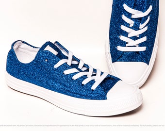 blue sparkly converse
