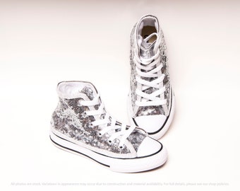 silver converse sale