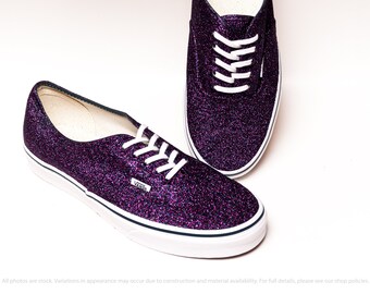 sparkly purple vans