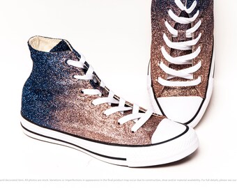 white converse with rose gold