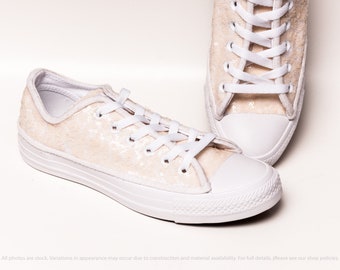 white sequin converse
