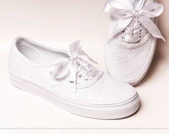 sequin vans womens