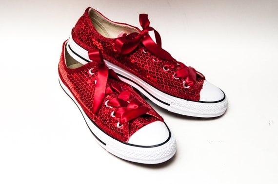 where to buy red sequin converse