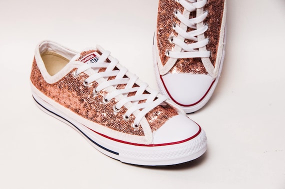 rose gold converse low top