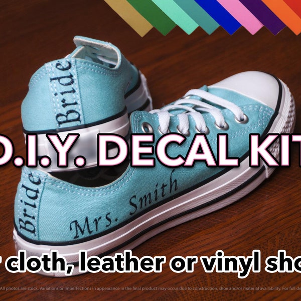 Wedding Shoe Decals Etsy