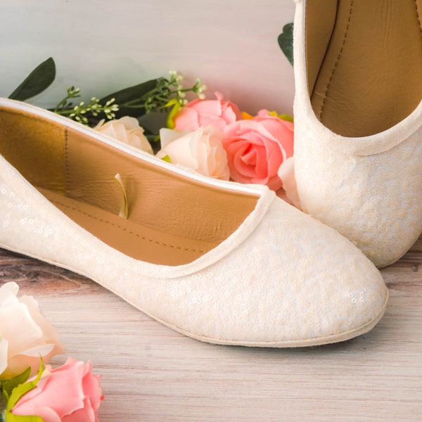 Ivory Ballet Flats Etsy