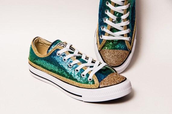 gold sequin converse shoes