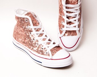 converse rose gold