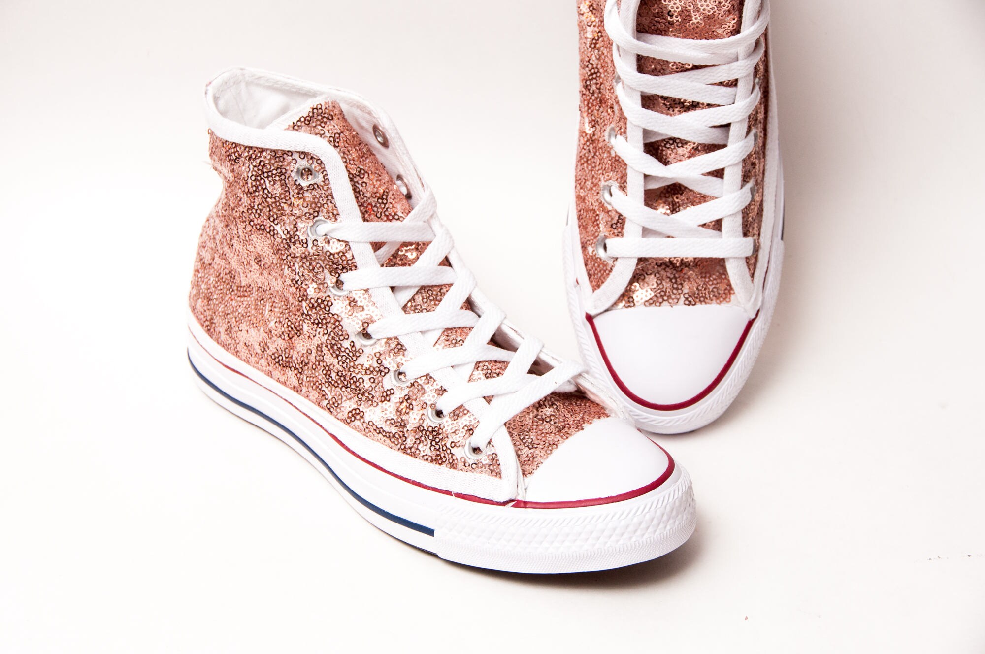 sequin converse gold