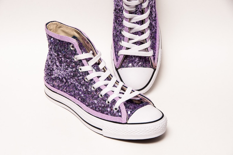 lavender converse high tops