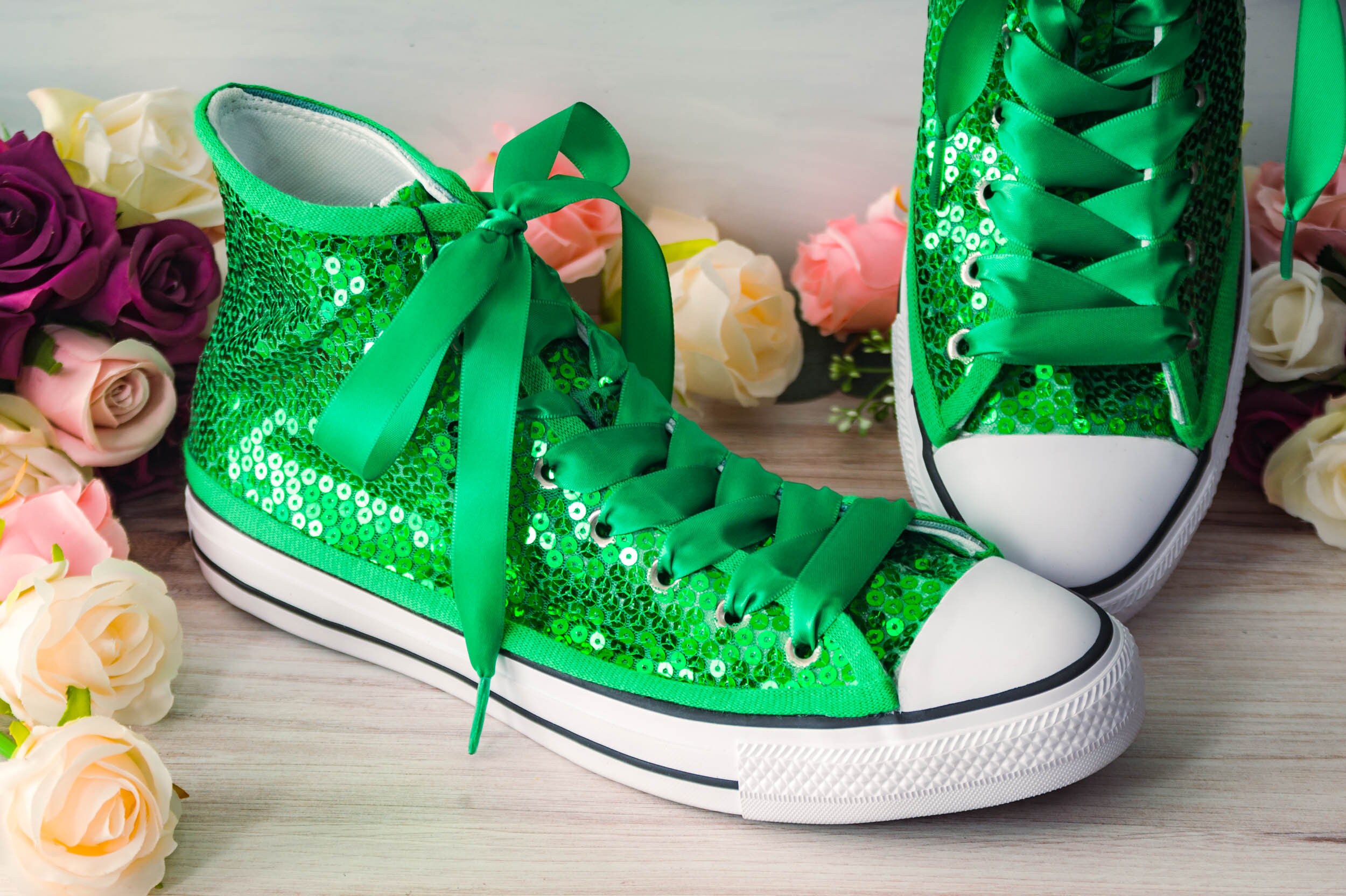 women's kelly green tennis shoes