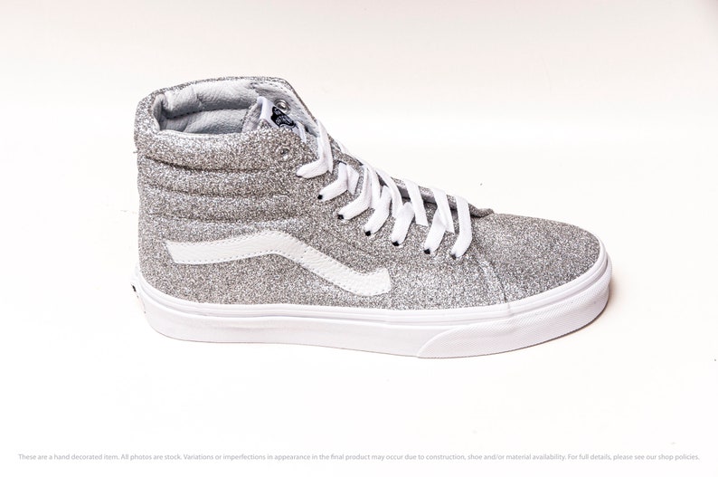 high top glitter vans