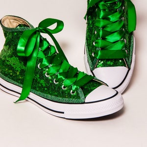 red sequin high tops