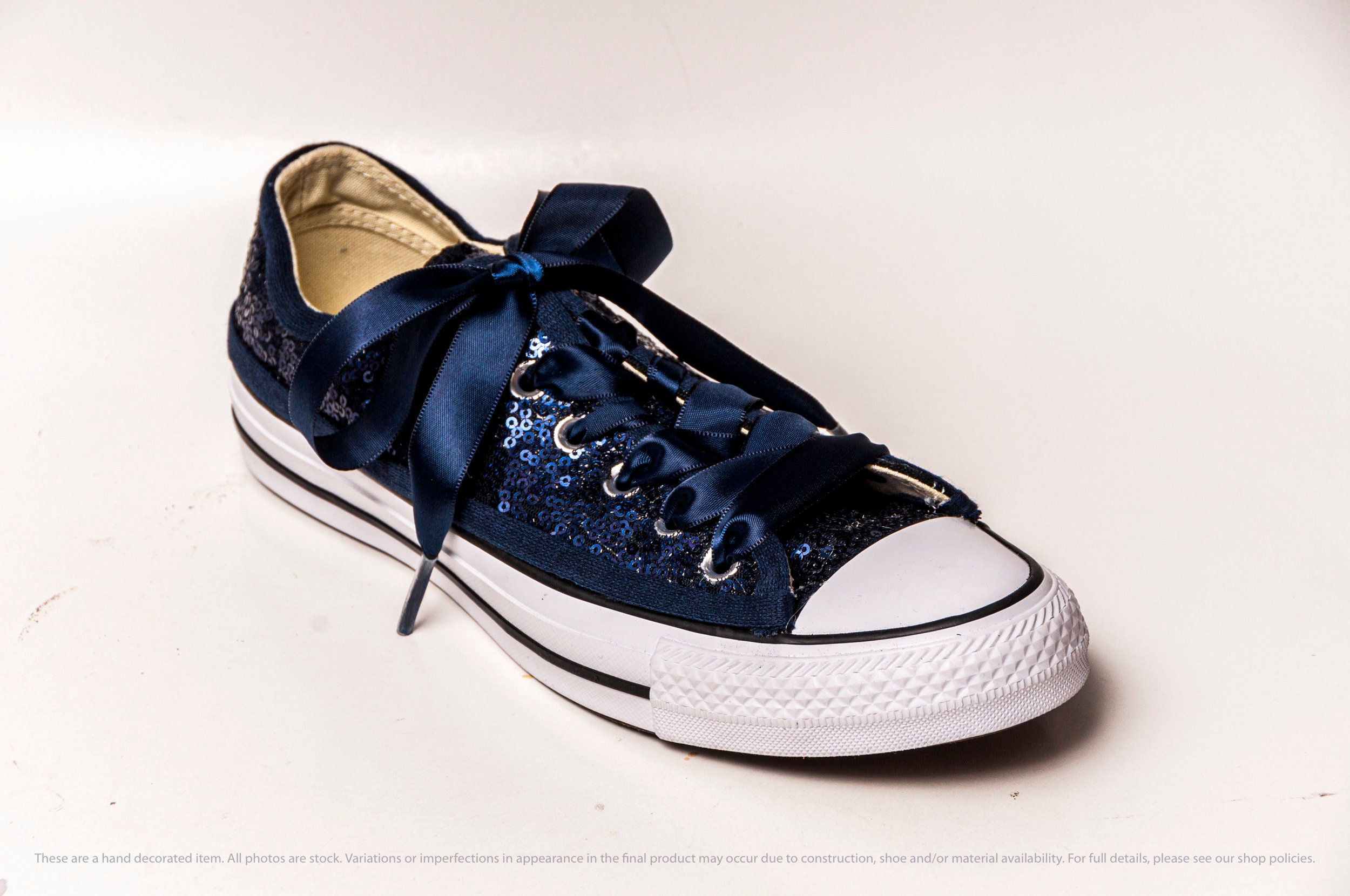 Navy sale sparkle sneakers