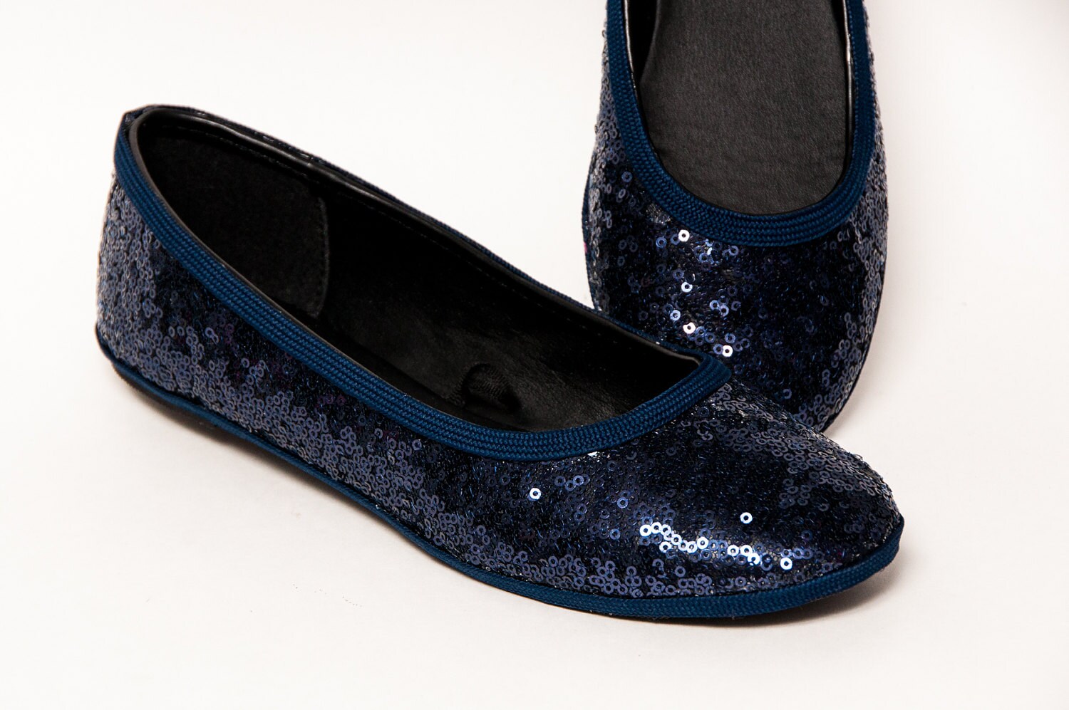 sequin ballet pumps