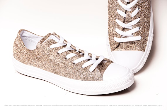 converse glitter champagne