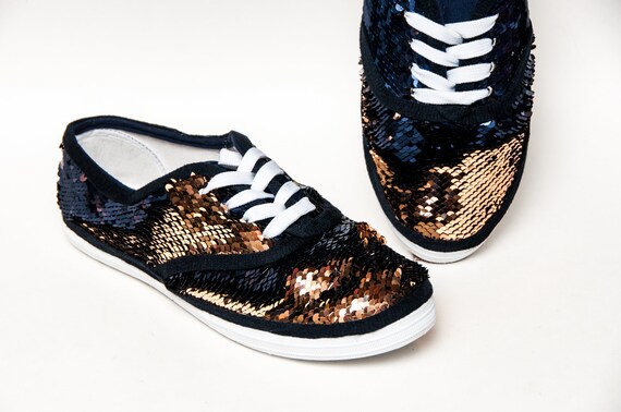 mermaid sequin sneakers