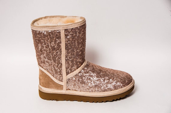 ugg sequin gold