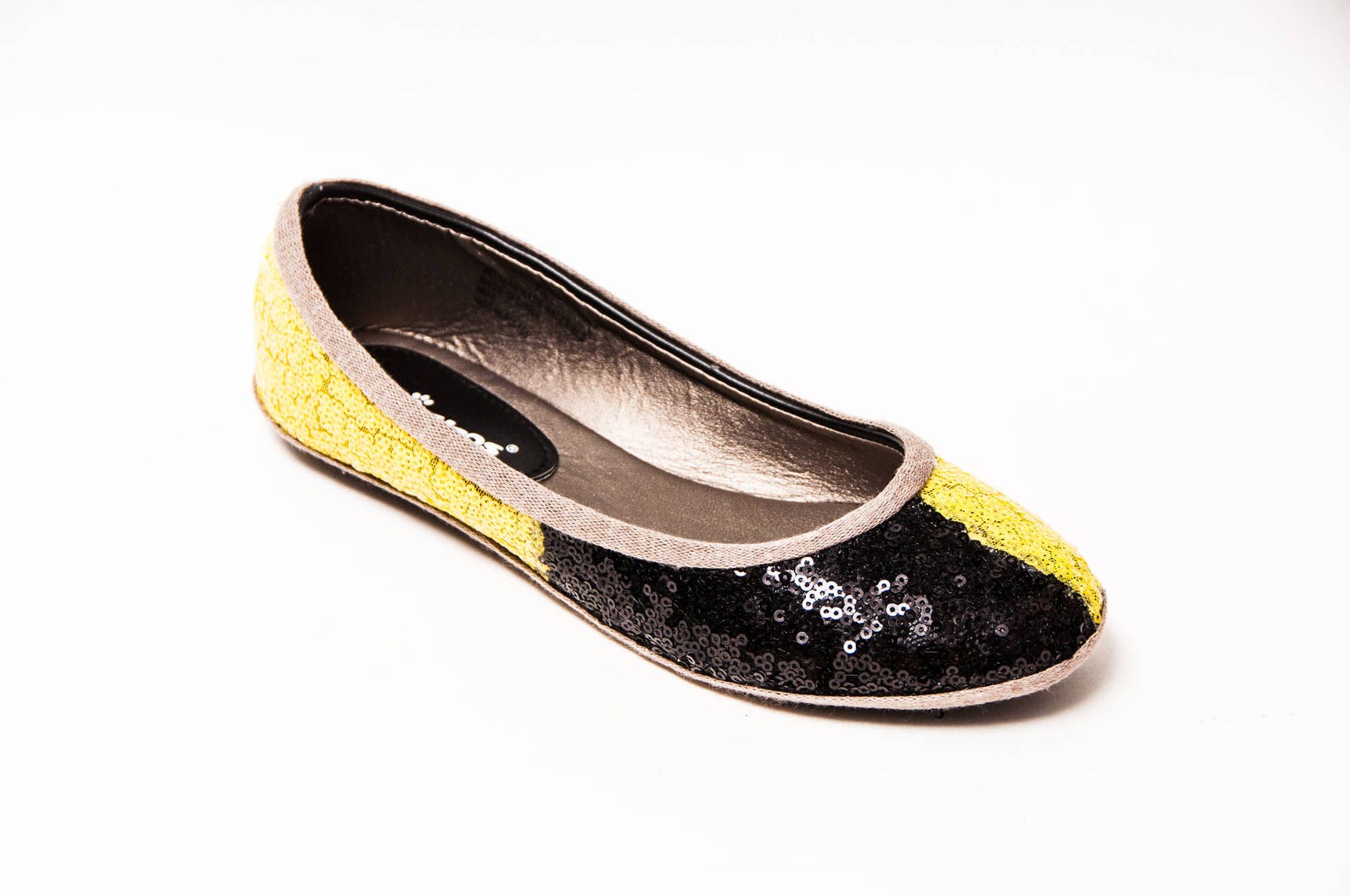 tiny sequin - 2 tone magic house dormitory ballet flats sequin shoes