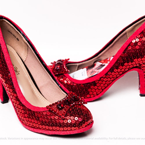 sequin platform heels