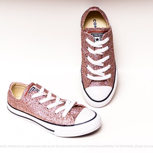 childrens rose gold converse