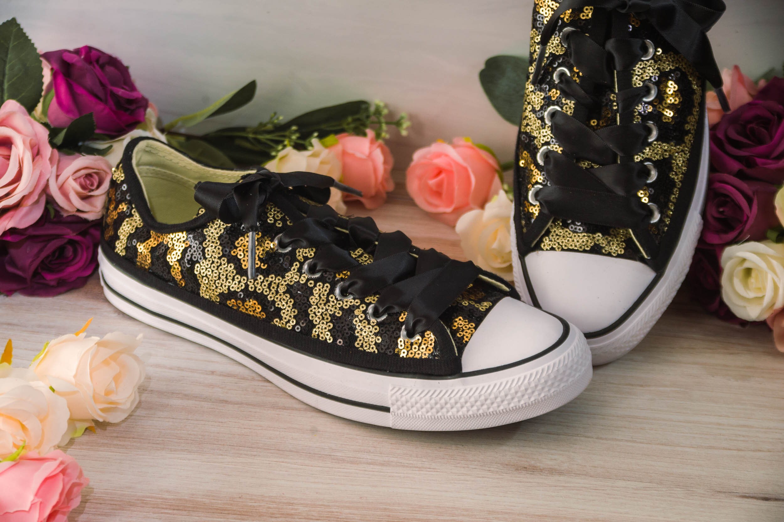 Leopard Converse - Etsy Leopard Converse - Etsy